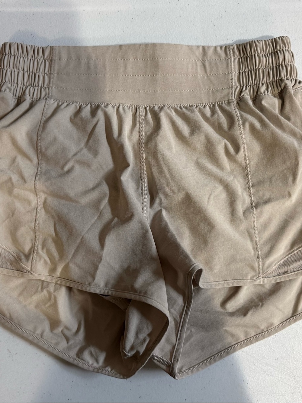 lululemon athletica Beige Athletic Shorts